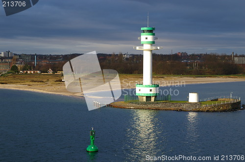 Image of Lighthouse in the Kieler førde in Germany