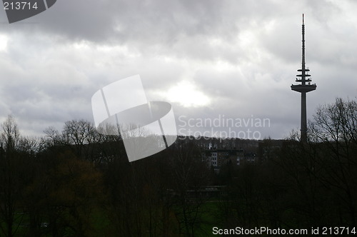 Image of TV tower in Kiel in Germany