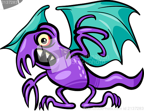 Image of basilisk monster cartoon illustration