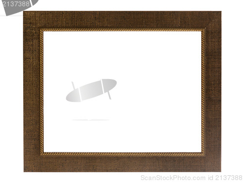 Image of Decorative photo frame isolated on white background.