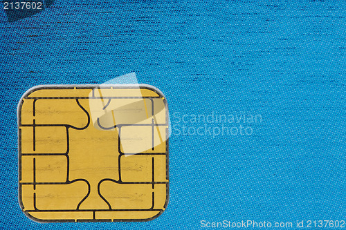Image of credit card chip 