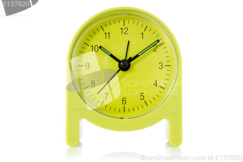 Image of green alarm clock