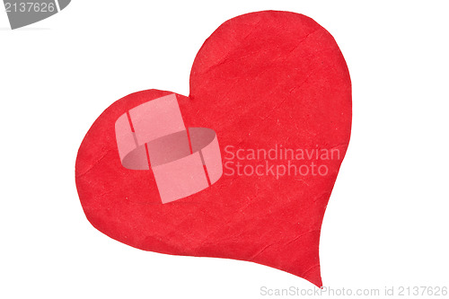 Image of Red paper heart 