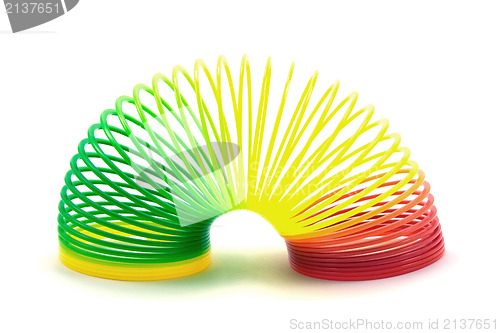 Image of Colorful toy spring