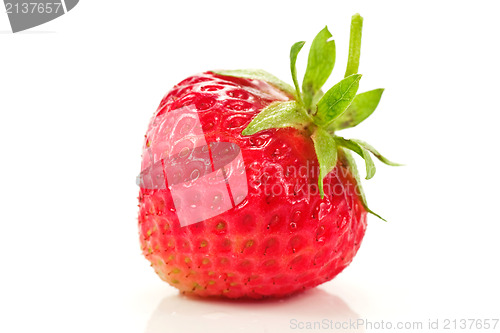 Image of strawberry on white