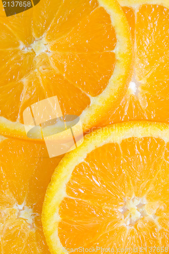 Image of  orange fruits slices