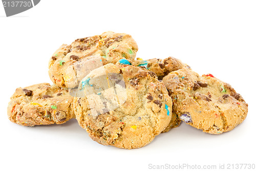 Image of pile of chocolate chip cookies