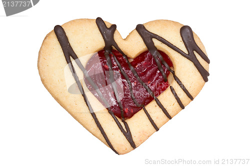 Image of Heart shaped  cookie