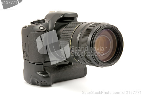 Image of photo camera on white