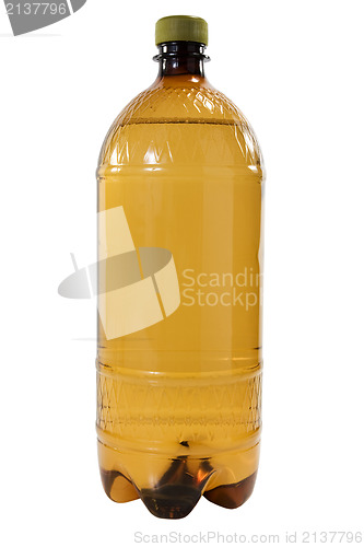 Image of Brown plastic bottle