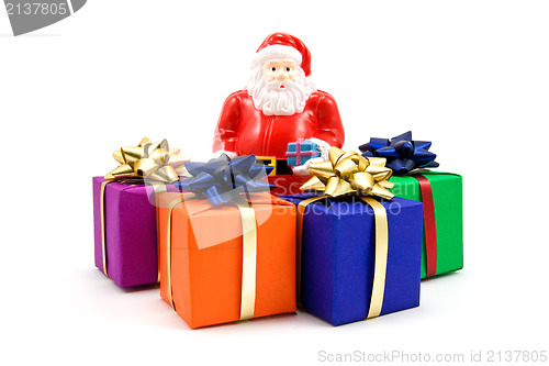 Image of Santa and gifts