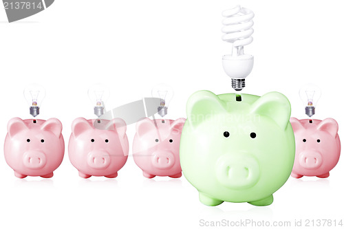Image of concept for energy saving