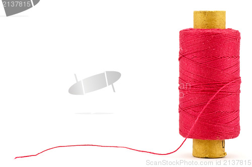 Image of red thread spool