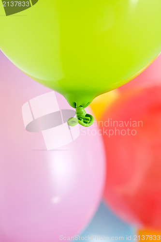 Image of colorful  balloons