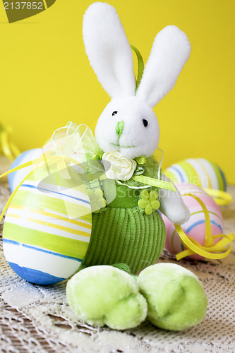 Image of cute easter bunny