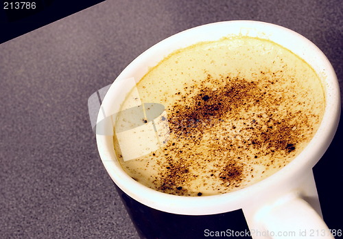 Image of mug of capuccino