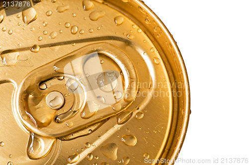 Image of top of beer can