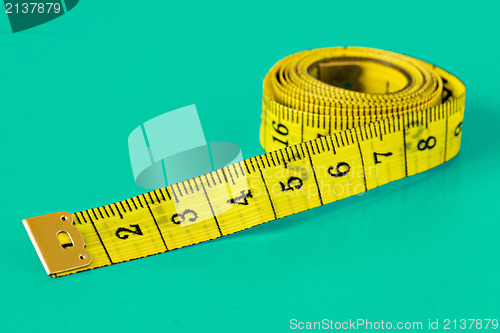 Image of yellow measuring tape