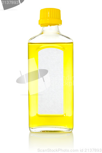 Image of Bottle with fish oil 