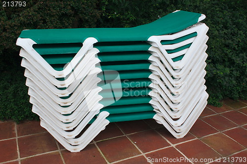 Image of sun loungers