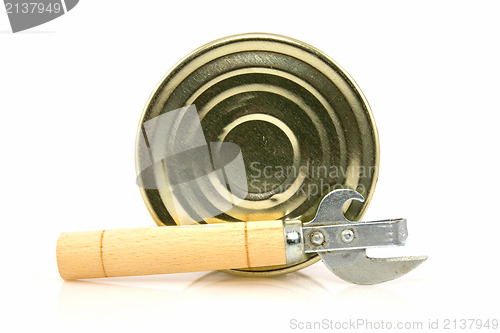 Image of tin can with opener