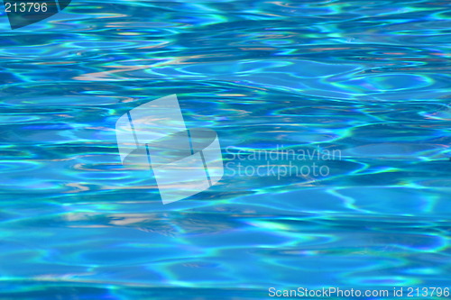 Image of blue pool water