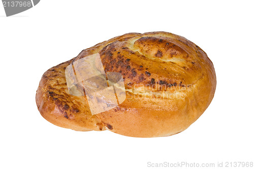 Image of bun isolated over a white background