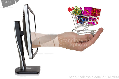 Image of Concept of e-shopping