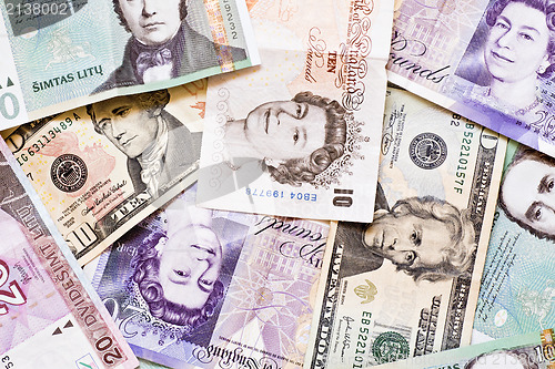 Image of different currencies