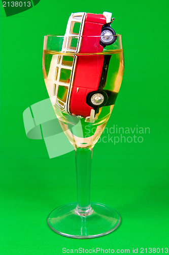 Image of drunk driving concept