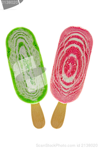 Image of two fruity ice cream