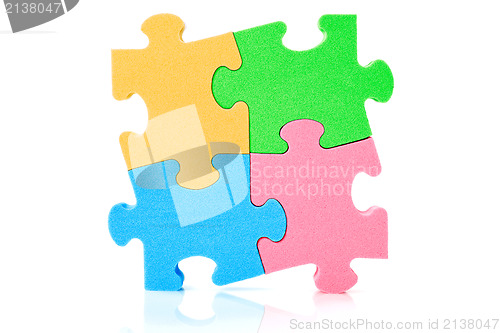 Image of Colorful jigzaw puzzle