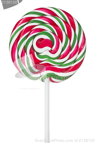 Image of Colorful spiral lollipop 