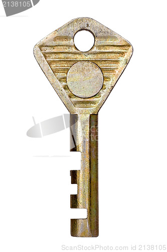 Image of Macro view of an key