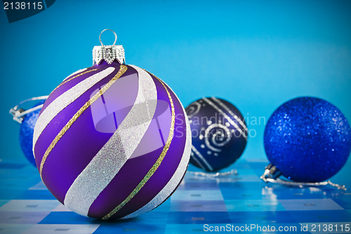Image of christmas decoration baubles