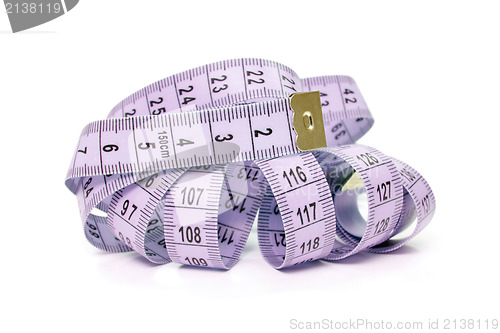 Image of purple measure tape 