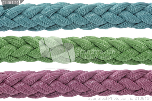 Image of three color ropes