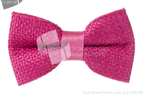 Image of pink bow tie