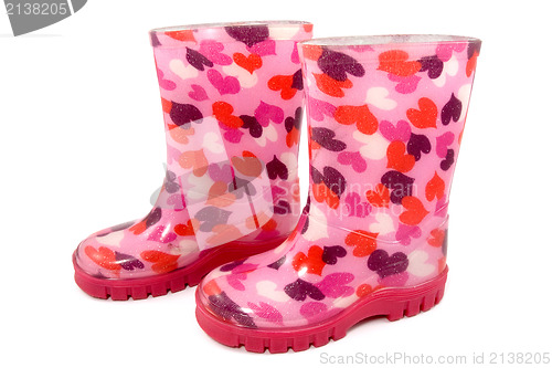 Image of Colorful children's rain boots