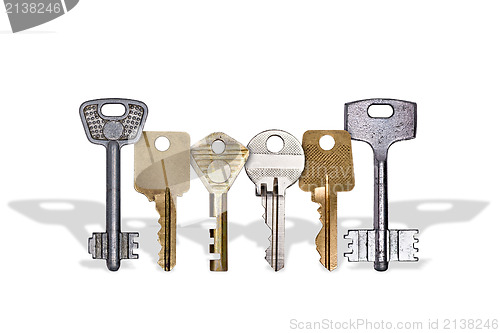 Image of row of keys