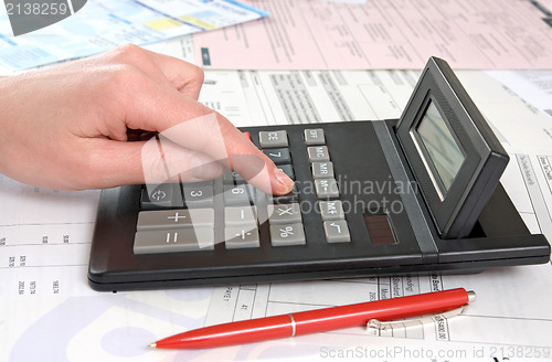 Image of working with financial reports