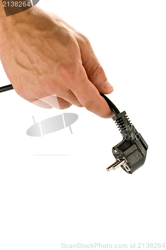 Image of Hand with plug