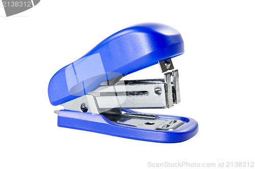 Image of Blue mini stapler 