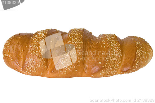 Image of whole bread with sesame seeds