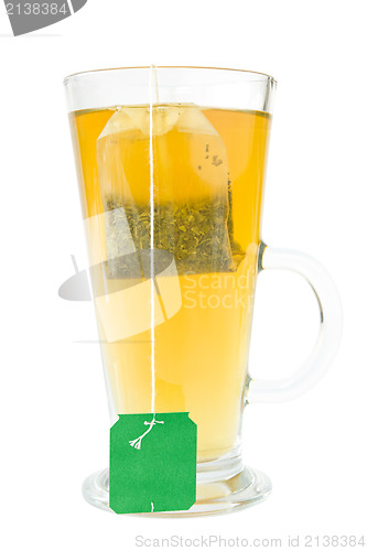 Image of Glass  of green tea 
