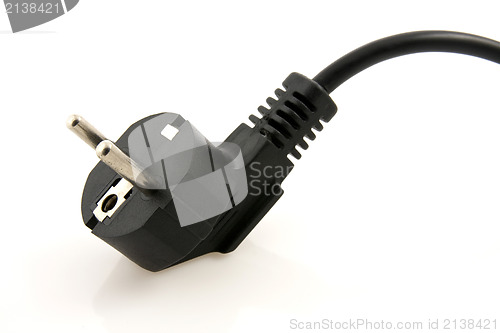 Image of black electric plug