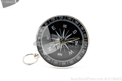 Image of compass isolated on the white