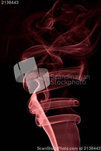 Image of red smoke