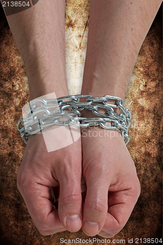 Image of Hands chained together