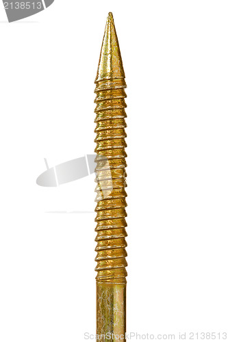 Image of golden screw